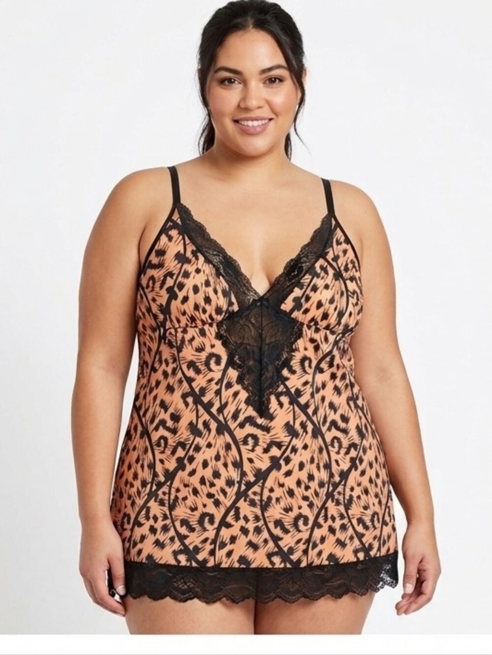 NWOT Animal Print Lingerie Set